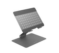 Supporto laptop Hyper HS1150GYGL alluminio grigio pieghevole 16" antiscivolo