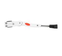 Supporto Laterale per Bicicletta, cavalletto per Bici Materiale in Lega di Alluminio Impermeabile Molto Resistente per Auto da Corsa per Mountain Bike(Bianco)