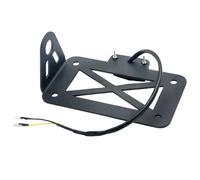 Supporto Laterale Universale per Bobber per Moto Suzuki, portatarga con Luce Posteriore a LED, portatarga per Moto.