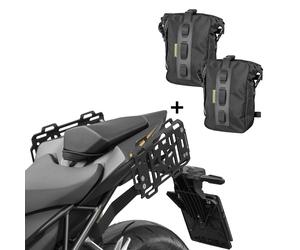 Supporto Laterale ZIEGER + Borse Taglia S Compatibile Con Honda CB 1000 Horne