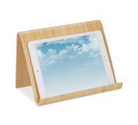 Supporto leggio per tablet in legno 330 g Naturale Supporto per tablet in legno