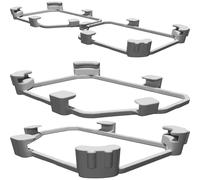 Supporto Lenti per DJI Goggles - Compatibile Carson Optical VisorMag Lente