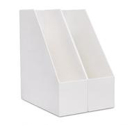 Supporto Libri da Scrivania Verticale, Set di 2 fermacarte | Materiale resistente, Organizzazione desktop, Esposizione cataloghi, Per Uomini Donne