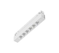 Supporto Lineare Binario Ego Alluminio Bianco Led 7W 3000K Luce Calda 1-10V