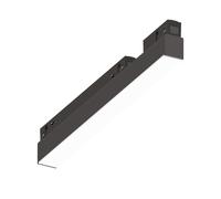 Supporto Lineare Binario Ego Alluminio Nero Led 7W 3000K Luce Calda 1-10V