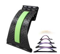 Supporto lombare con 96 punti di massaggio, regolabile in quattro direzioni, utilizzato per correggere la postura e rilassare mente e corpo.(Grün)