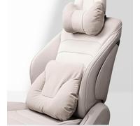Supporto Lombare e Poggiatesta Auto per Accord 1997-2002, Morbido Set di Cuscini per Schiena e Collo con Cinghie Regolabili,Beige