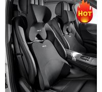 Supporto lombare per auto Poggiatesta Cuscino per il collo Supporto Cuscini per il collo morbidi universali Cuscino per lombare in memory foam per auto Supporto per la schiena