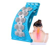 Supporto lombare | Supporto cervicale con gommini per colonna vertebrale cervicale, estensore per la schiena regolabile in 4 livelli, per stenosi del canale spinale, per home fitness e orientamento