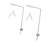 Supporto Luce Acquario Bracket Lampada Staffa Sospesa in Acciaio Inossidabile con Asta Superiore Dritta E Layout Regolabile Adatto per Habitat Acquatici Allevatori Esposizioni in Negozio