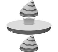 Supporto Luce Albero di Natale Modulare per LED Cambiacolore Stampato 3D