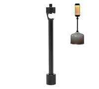 Supporto Luce da Campeggio Smontabile - Supporto Illuminazione da Tavolo - Lampada da Tavolo Portatile per Giardino Escursionismo attività All'aperto Balcone Fuoco da Campo