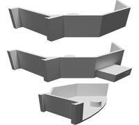 Supporto Luce per Nanlite Pavotube II 6C su Monitor Philips 499P Stampato