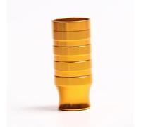 Supporto Luce per ruota Posteriore per Bici Quick Release Supporto | Protegge il deragliatore, installa luce posteriore, sicurezza anti-ribaltamento, alluminio resistente(Gold)