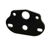 Supporto luce targa per ciclomotori In alluminio. Finitura a polvere epossidica.