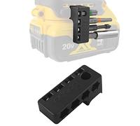 Supporto magnetico 1/4" compatibile con trapani DeWalt, montaggio a vite destra, potente organizer per 4 punte