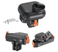Supporto magnetico a sgancio rapido con porta di ricarica per Insta360 GO Ultra, adattatore di espansione dock ricaricabile Supporto staffa per fotocamera Insta 360 GO Ultra Accessori per fotocamera
