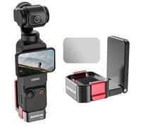 Supporto magnetico a sgancio rapido in lega di alluminio per DJI Osmo Pocket 4/3, custodia a ventosa magnetica con adattatore per foro per vite da 1/4, supporto fisso regolabile a 180° su desktop