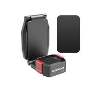 Supporto magnetico a sgancio rapido in metallo e base per fotocamera DJI Pocket 4 Pro/4/3, supporto pieghevole con filettatura da 0,25 pollici per treppiedi Cold Shoe accessorio per fotocamera (nero)