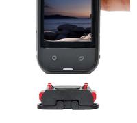 Supporto magnetico a sgancio rapido per fotocamera Insta360X5 - Alluminio e plastica, base di espansione pieghevole a 2 punte
