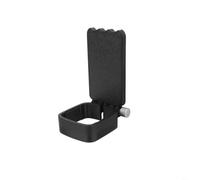 Supporto magnetico a sgancio rapido per Insta360 Luna - Staffa di base resistente con imbottitura in gomma per fotografia all'aperto - Supporto in plastica nera 11 x 4,2 cm