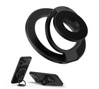 Supporto magnetico ad anello per telefono per MagSafe Ring Stand Finger Grip Kickstand con magnetico bifacciale per iPhone 17 Pro Max Plus 16 e 15 14 13 12 Mag-Safe Custodia per telefono per Samsung