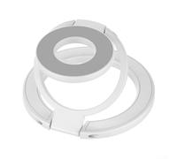 Supporto magnetico ad anello per telefono per una presa forte, progettato per l'uso in palestra e auto con caratteristiche regolabili (bianco)