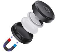 Supporto magnetico AirTag, supporto impermeabile IPX8 AirTag per bici, compatibile con Apple AirTags, forte magnete al neodimio, per auto, rimorchi, bici, superfici metalliche, ecc.