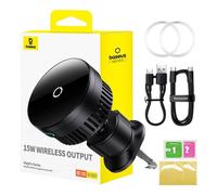 Supporto Magnetico Baseus MagPro Ricarica Wireless 15W Nero