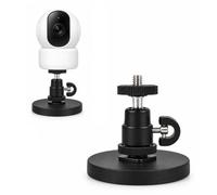 Supporto magnetico da parete compatibile con fotocamera Ring Stick Up Cam | Supporto magnetico per fotocamera, con testa a sfera girevole a 360° e vite da 1/4", per tutte le telecamere di sorveglianza