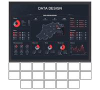 Supporto magnetico da parete, cornice informativa magnetica, formato A4, per diagrammi di flusso di lavoro, personale ospedaliero, liste di controllo, receptionist, foto, istruzioni di sicurezza