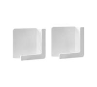 Supporto magnetico da parete per telefono, set di 2 supporti magnetici per telefono e tablet, supporto magnetico stabile con fissaggio solido per telefono e note autoadesive