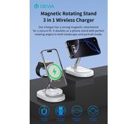 Supporto Magnetico e carica wireless 15 Watt per smartphone apple watch e AirPods
