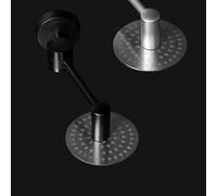 Supporto magnetico in acciaio inossidabile per distribuzione dell'acqua, staffa di stoccaggio automatica a ventosa per macchine da caffè facili da pulire, caffè senza contatto, accessorio per la testa
