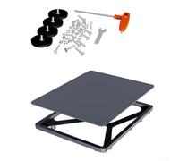 Supporto magnetico in alluminio con copertura protettiva per Starlink per Mini, supporto per veicolo resistente alle intemperie con 4 magneti e parte anteriore in PC per uso esterno