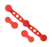 Supporto magnetico in silicone, fibbia per friggitrice ad aria per il controllo della carta, silicone resistente alle alte temperature, design ad assorbimento magnetico, previene il contatto con