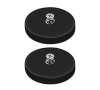 Supporto magnetico, magnete rivestito con colla con ventosa, 2 pezzi, supporto per disco magnetico per strumenti da officina, magneti di montaggio forti (D66)