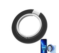 Supporto magnetico per anello del telefono - Supporto pieghevole in zinco a doppio anello con uso su scrivania e auto, forte magnete resistente alle impronte digitali e alle impronte digitali