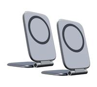 Supporto magnetico per auto, 14 cm, supporto pieghevole per telefono, magnetica portatile per veicoli, in silicone ABS, set di due pezzi, ideale per la navigazione durante lunghi viaggi di