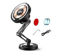 Supporto magnetico per auto, 15 W, ricarica rapida, in lega, universale, a ventosa, si adatta a tutti i telefoni cellulari, sicuro e conveniente