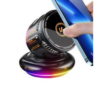 Supporto magnetico per auto - 15 W Wireless Charging Magnetic Car Mount 9 x | TEC Cooling Fan RGB Light 360 Gradi Adjustable Dashboard Phone Holder | Car Mount | For Android Cars Trucks