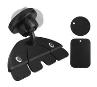 Supporto Magnetico per Auto Girevole Porta Cellulare | per Navigatore GPS per Pendolari Viaggiatori Donne Uomini Guida Quotidiana Car Sharing Gite Fuori Porta Berlina Pickup SUV