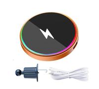 Supporto magnetico per auto senza fili 15W ricarica veloce con luce RGB