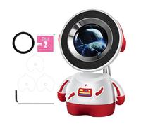 Supporto magnetico per auto, supporto per telefono per auto, rotazione a 360 gradi, design astronauta, stabile per la maggior parte degli smartphone e veicoli, culla per auto