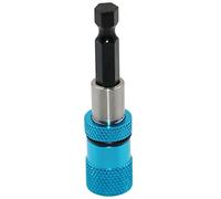 Supporto magnetico per cacciavite da 1/4 pollici con gambo esagonale a sgancio rapido, adattatore per mandrino per trapani dado driver da 1/4 pollici con gambo esagonale blu