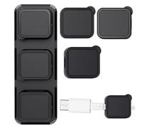 Supporto Magnetico Per Cavi,6 Pezzi Clip Adesive Per Fili - Portacavi,Per Organizzazione Casa Comodino Tavolo Camera da Soggiorno