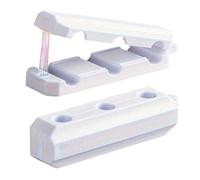Supporto magnetico per cavi, per scrivania, 3 scomparti, per cucina, casa, ufficio, posto di lavoro, auto, letto accanto al comodino, cellulare, scrivania
