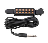 Supporto magnetico per chitarra acustica a 12 fori, con connettore da 35 mm, accessorio per chitarra