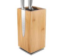 Supporto magnetico per coltelli, supporto girevole, robusto blocco di legno, organizer a doppia faccia per chef, club di cucina, casa, cucina, appartamento, ristorante, bar, controsoffitto, display
