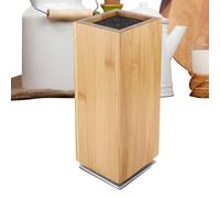 Supporto magnetico per coltelli - Supporto in legno girevole a 360°, supporto sicuro per casa e cucina professionale, cucina, ristorante, appartamento, bar, facile accesso, 35,6 x 12,7 cm